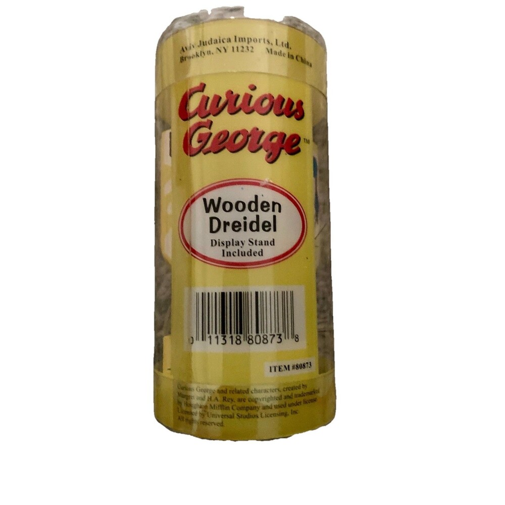 NEW SEALED Curious George Dreidel